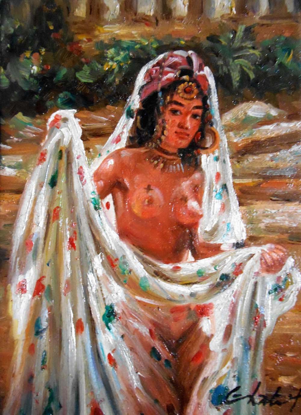 orientalisme/12cm x 18 cm /150-T1